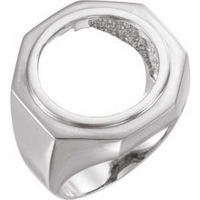 Load image into Gallery viewer, 17.8 mm Coin Frame Ring 
