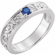 Load image into Gallery viewer, 14K Yellow Alexandrite Stackable Family Ring
