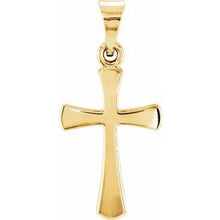 Load image into Gallery viewer, 14K Yellow 16.5x9.5 mm Cross Pendant
