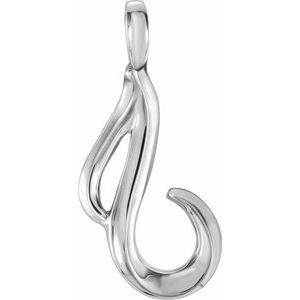 Sterling Silver Freeform Pendant