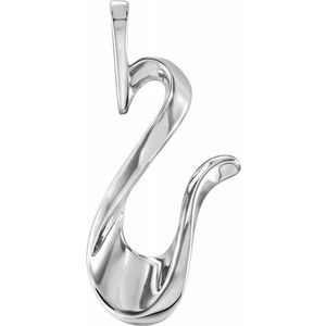 Sterling Silver Freeform Pendant Mounting