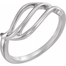 Charger l'image dans la galerie, Sterling Silver Freeform Remount Ring
