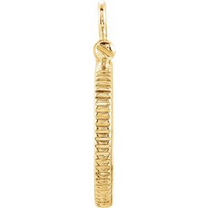 14.2x.76 mm Screw-Top Coin Edge Coin Frame Dangle