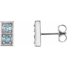 Load image into Gallery viewer, Two-Stone Earrings
