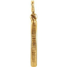 Load image into Gallery viewer, 13x1 mm Screw-Top Coin Edge Coin Frame Dangle
