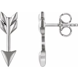 Sterling Silver Arrow Earrings