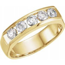 Load image into Gallery viewer, 14K Yellow 7/8 CTW Diamond Band Size 11
