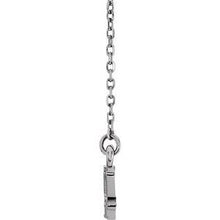 Load image into Gallery viewer, Sterling Silver Beaded Bar 16-18&quot; Necklace
