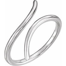 Charger l'image dans la galerie, Sterling Silver Bypass Ring
