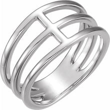Charger l'image dans la galerie, Sterling Silver Negative Space Ring
