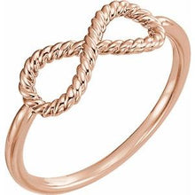 Charger l'image dans la galerie, Infinity-Inspired Rope Ring
