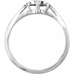 4-Prong Solitaire Engagement Ring or Band