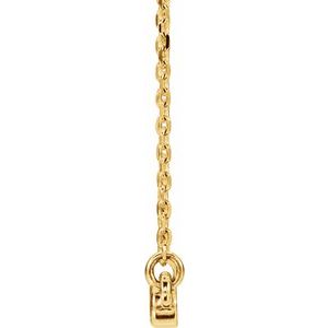 Circle Bar Necklace or Center