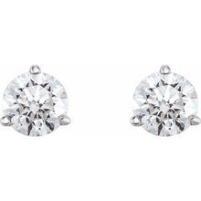 Load image into Gallery viewer, Round 3-Prong Stud Earrings 

