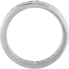 Charger l&#39;image dans la galerie, Platinum 1 CTW Diamond Eternity Band Taille 7,5

