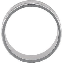 Charger l&#39;image dans la galerie, 14K blanc 8,5 mm Design-gravé bande taille 4
