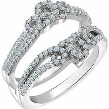 Charger l&#39;image dans la galerie, 14K Blanc 5/8 CTW Diamond Ring Guard
