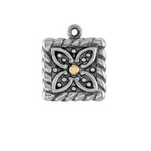 Load image into Gallery viewer, Sterling Silver &amp; 14K Yellow Dangle
