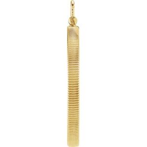27.5x2.05 mm Screw-Top Coin Edge Coin Frame Dangle