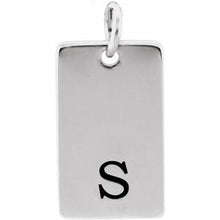 Load image into Gallery viewer, Sterling Silver 34x10 mm Be Posh¬Æ Rectangle Pendant
