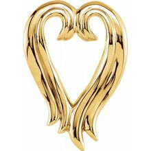 Load image into Gallery viewer, Sterling Silver Heart Shape Pendant Enhancer
