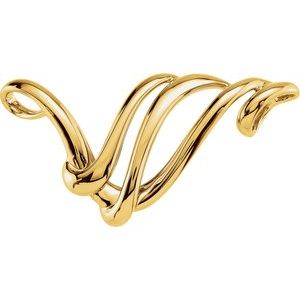 Sterling Silver 33x51 mm Slide Pendant