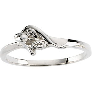 Sterling Silver The Unblossomed Rose¬Æ Ring Size 6