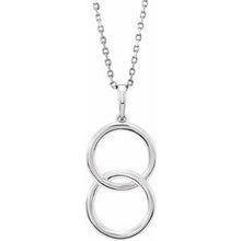 Load image into Gallery viewer, Interlocking Circle Necklace or Pendant
