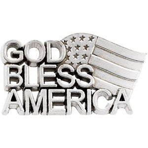 God Bless America Lapel Pin
