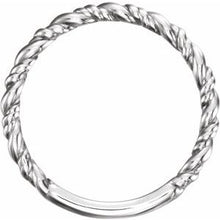 Charger l'image dans la galerie, Stackable Rope Ring
