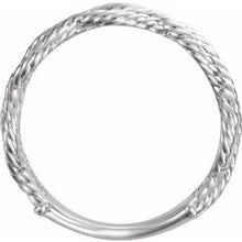 Charger l'image dans la galerie, Sterling Silver Rope Ring
