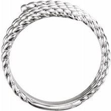 Charger l'image dans la galerie, Sterling Silver Rope Ring
