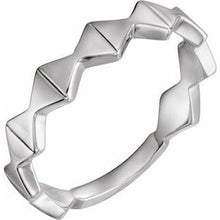 Charger l'image dans la galerie, Sterling Silver Geometric Ring
