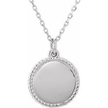 Load image into Gallery viewer, Engravable Rope Necklace or Pendant
