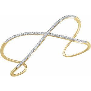 Criss-Cross Cuff Bracelet 