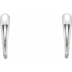 J-Hoop Earrings