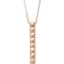Load image into Gallery viewer, Pyramid Bar Necklace 
