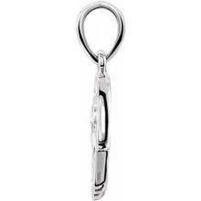 Load image into Gallery viewer, Sterling Silver .03 CTW Diamond Hamsa Pendant
