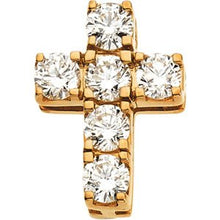 Load image into Gallery viewer, Accented Cross Pendant  
