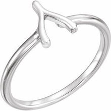 Charger l'image dans la galerie, Sterling Silver Wishbone Ring
