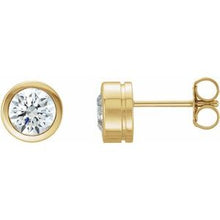 Load image into Gallery viewer, 14K Yellow 1/2 CTW Diamond Earrings
