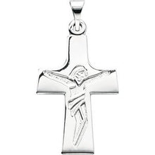 Load image into Gallery viewer, Sterling Silver 23x16 mm Crucifix Pendant
