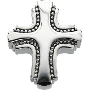 Sterling Silver Cross Slide Pendant
