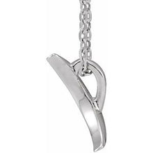 Load image into Gallery viewer, Sterling Silver Crescent 16-18&quot; Necklace
