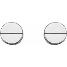 Load image into Gallery viewer, Sterling Silver Geometric Pair of Earrings
