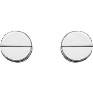 Sterling Silver Geometric Pair of Earrings