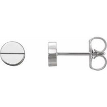 Load image into Gallery viewer, Sterling Silver Geometric Pair of Earrings
