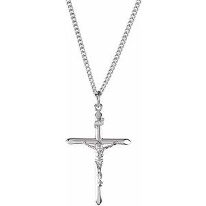 Sterling Silver Crucifix 24