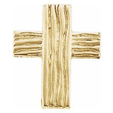 Charger l&#39;image dans la galerie, 10K Yellow 23x19 mm The Rugged Cross¬Æ Lapel Pin
