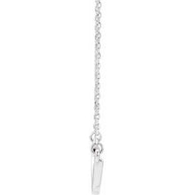 Load image into Gallery viewer, Sterling Silver Freeform Bar 16-18&quot; Necklace
